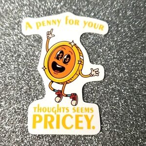 10/$10 SARCASM WATERPOOF Sticker